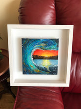 Load image into Gallery viewer, Wave at sunset