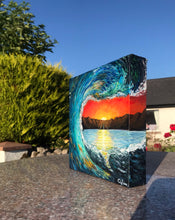 Load image into Gallery viewer, Wave at sunset