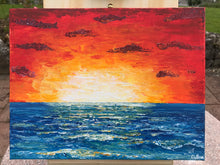 Load image into Gallery viewer, Sunset over the ocean