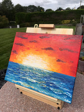 Load image into Gallery viewer, Sunset over the ocean