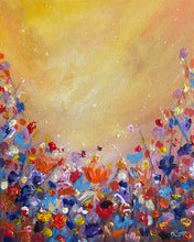 Load image into Gallery viewer, Flowers with Yellow Background