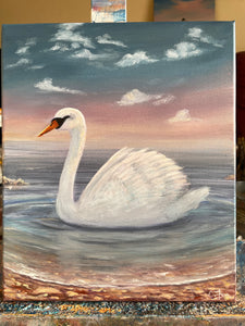 Swan at the Lake