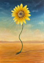 Load image into Gallery viewer, Sunflower Growing Through Cracks