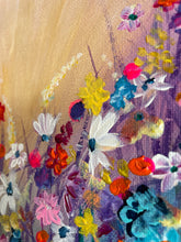 Load image into Gallery viewer, Neon Pink Flowers in Meadow