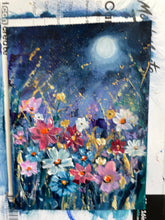 Load image into Gallery viewer, Flowers in Moonlight
