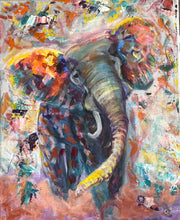 Load image into Gallery viewer, Bright Splashed Elephant