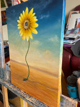 Load image into Gallery viewer, Sunflower Growing Through Cracks