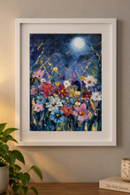 Load image into Gallery viewer, Flowers in Moonlight