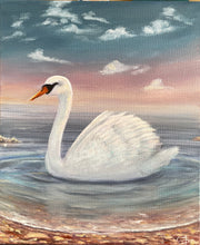 Load image into Gallery viewer, Swan at the Lake