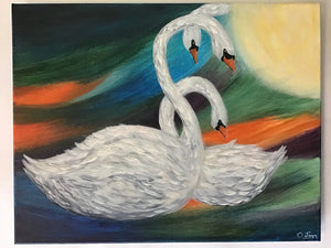 Swans at Whitehall