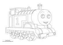 Load image into Gallery viewer, Colouring Page - Thomas the Tank Engine