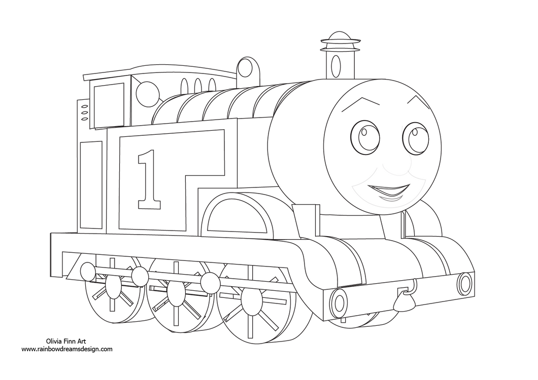 Black and white thomas the tank engine on sale