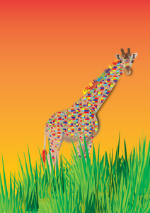 Colouring Page - Giraffe