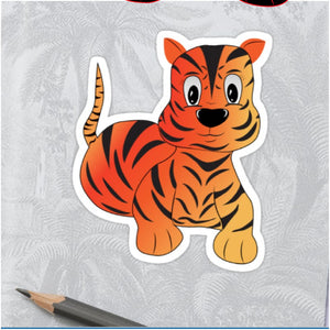 Colouring Page - Tiger