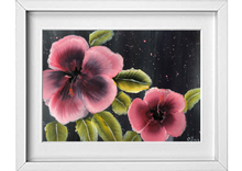 Load image into Gallery viewer, Flowers on dark background