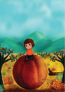 Jane and the Giant Peach print