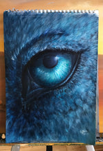 Load image into Gallery viewer, Study of Blue Wolf Eye