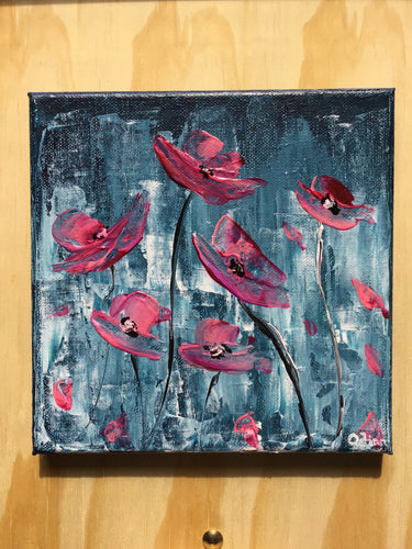 Pink poppies