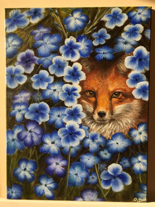 Fox in the Flowers