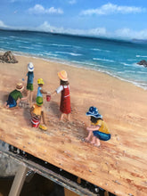 Load image into Gallery viewer, Children playing on the shore