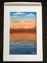 Load image into Gallery viewer, Sunset behind the mountains
