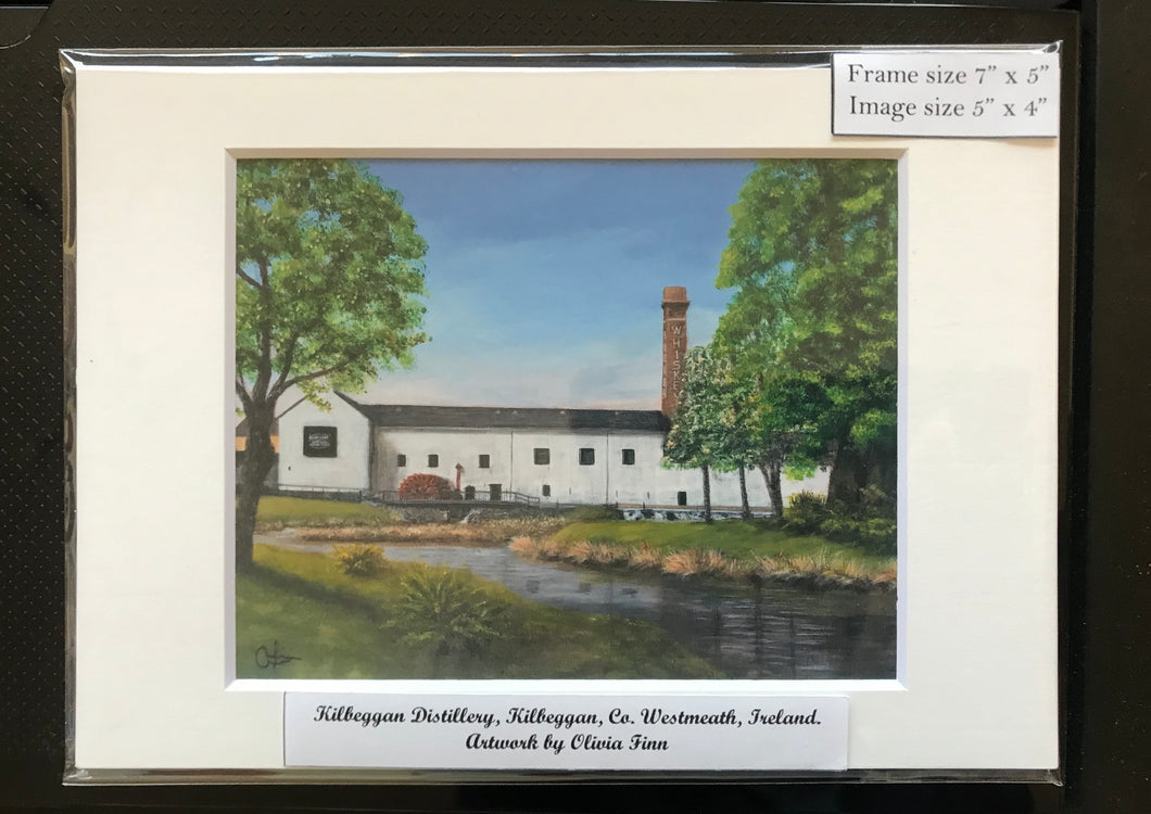 Kilbeggan Distillery in Sunshine Print of Original Painting