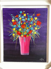 Load image into Gallery viewer, Pink Vase of Flowers
