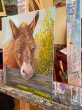 Load image into Gallery viewer, Donkey at Fence