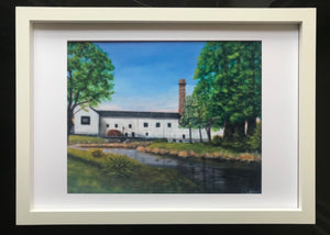 Kilbeggan Distillery in Sunshine Print of Original Painting
